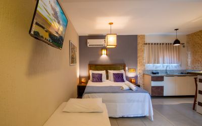 Pousada com banheira no Rosa 